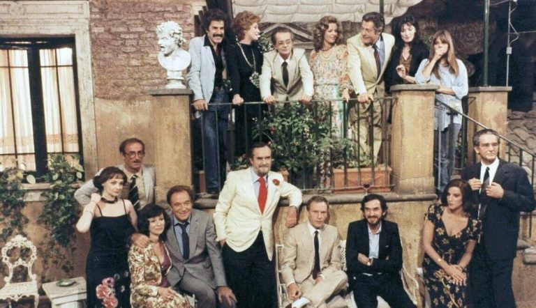 LA TERRAZZA.  English Title: THE TERRACE.  Film Director: ETTORE SCOLA.  Year: 1980.  Stars: JEAN-LOUIS TRINTIGNANT; UGO TOGNAZZI; VITTORIO GASSMAN; MARCELLO MASTROIANNI.